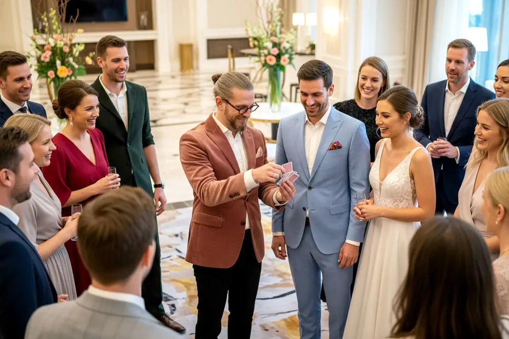 Zauberer auf einer Hochzeit in Bremen